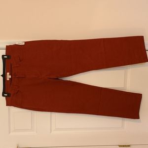 NWT Amazon Goodthreads Men's Straight-Fit Comfort Stretch Chino Rust 35x29
